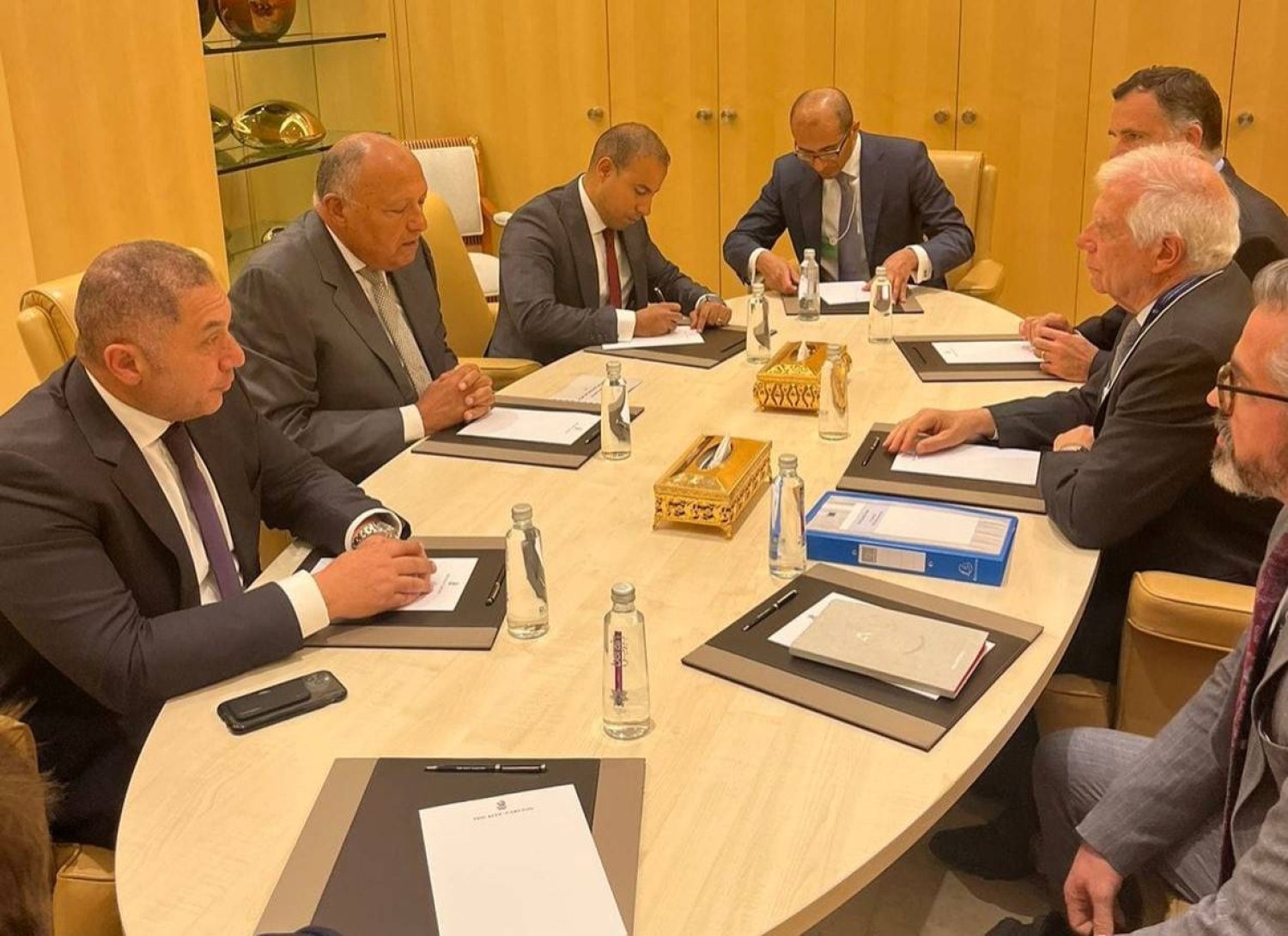 وزير الخارجية يلتقي الممثل الأعلى للشئون الخارجية للاتحاد الأوروبي (الخارجية المصرية)