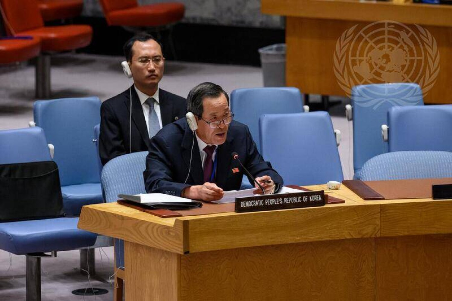 مبعوث كوريا الشمالية لدى الأمم المتحدة السفير كيم سونغ (موقع الأمم المتحدة)