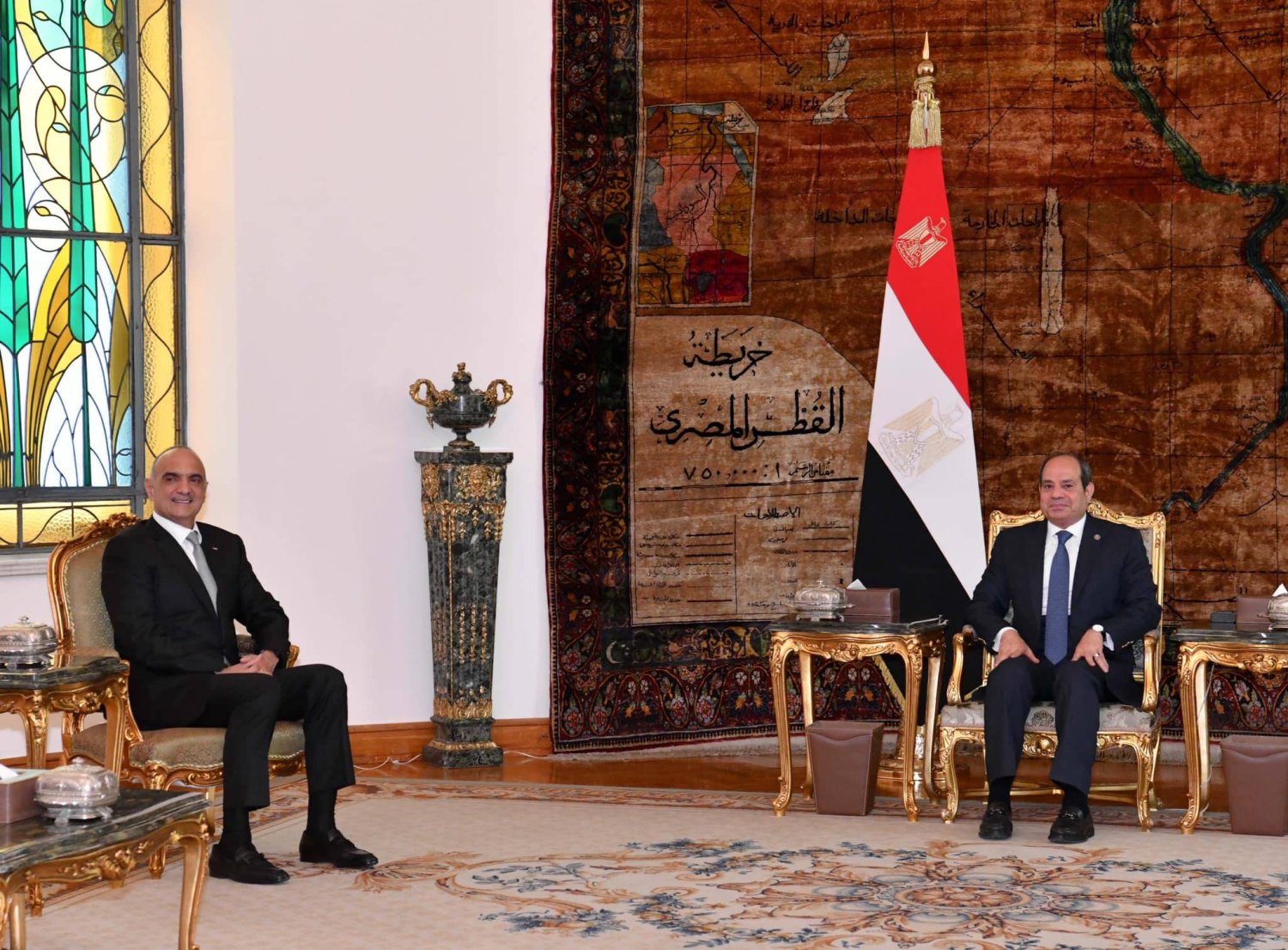 السيسي يلتقي الخصاونة في القاهرة الخميس (الرئاسة المصرية)