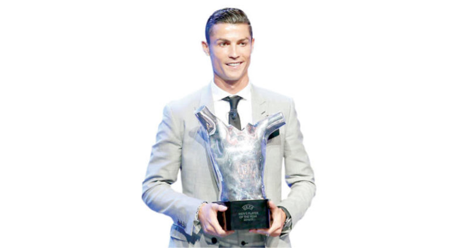 رونالدو أفضل لاعب في أوروبا الموسم الماضي (إ.ب.أ)