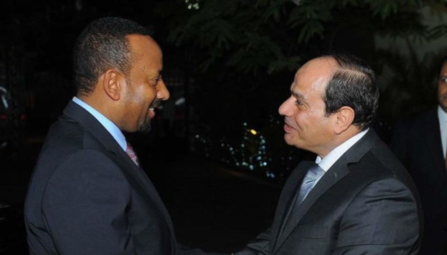 السيسي خلال استقباله رئيس الوزراء الإثيوبي في القاهرة (رئاسة الجمهورية)