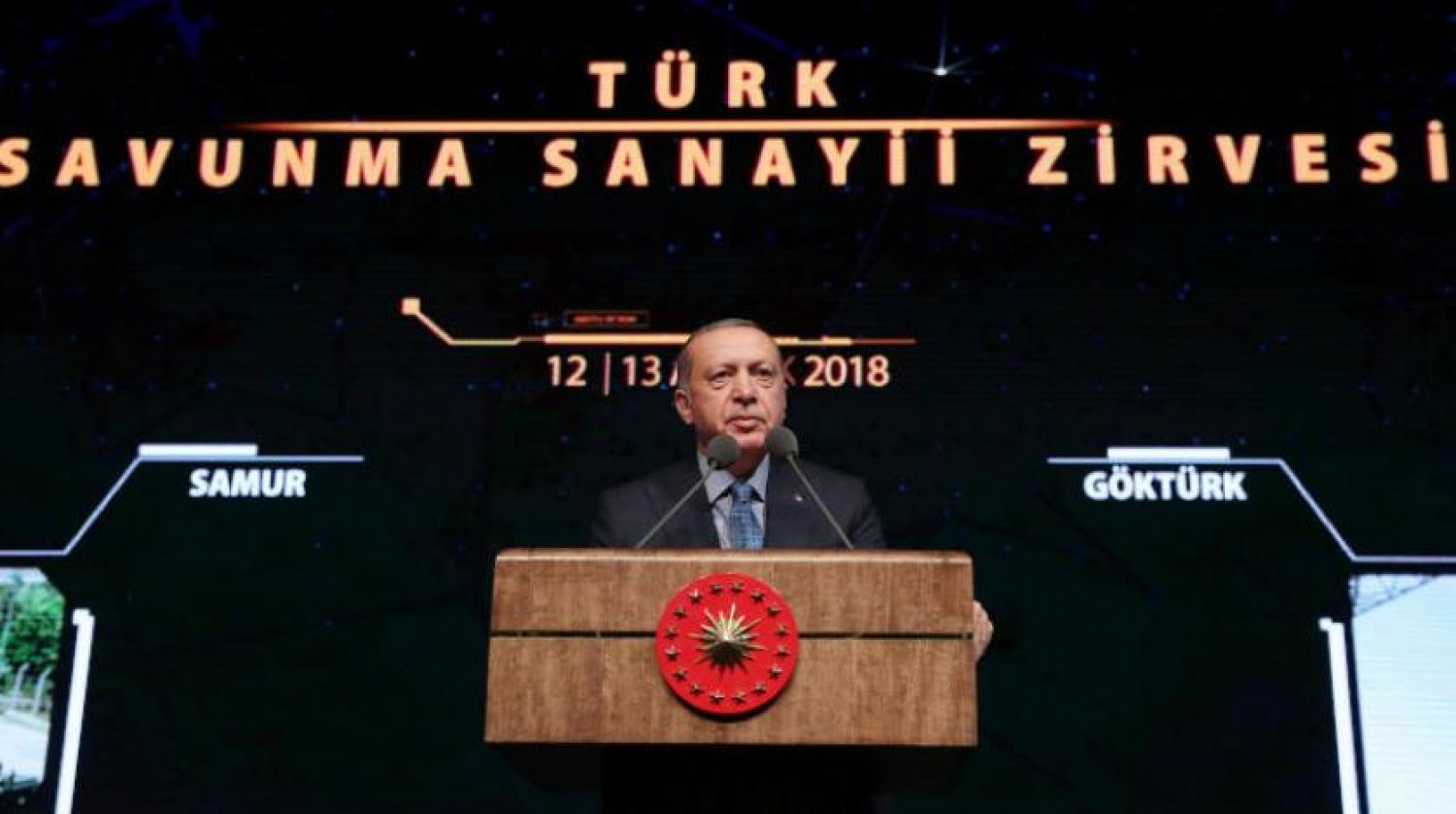 Cumhurbaşkanı Recep Tayyip Erdoğan Ankara’da konuşuyor (Reuters)