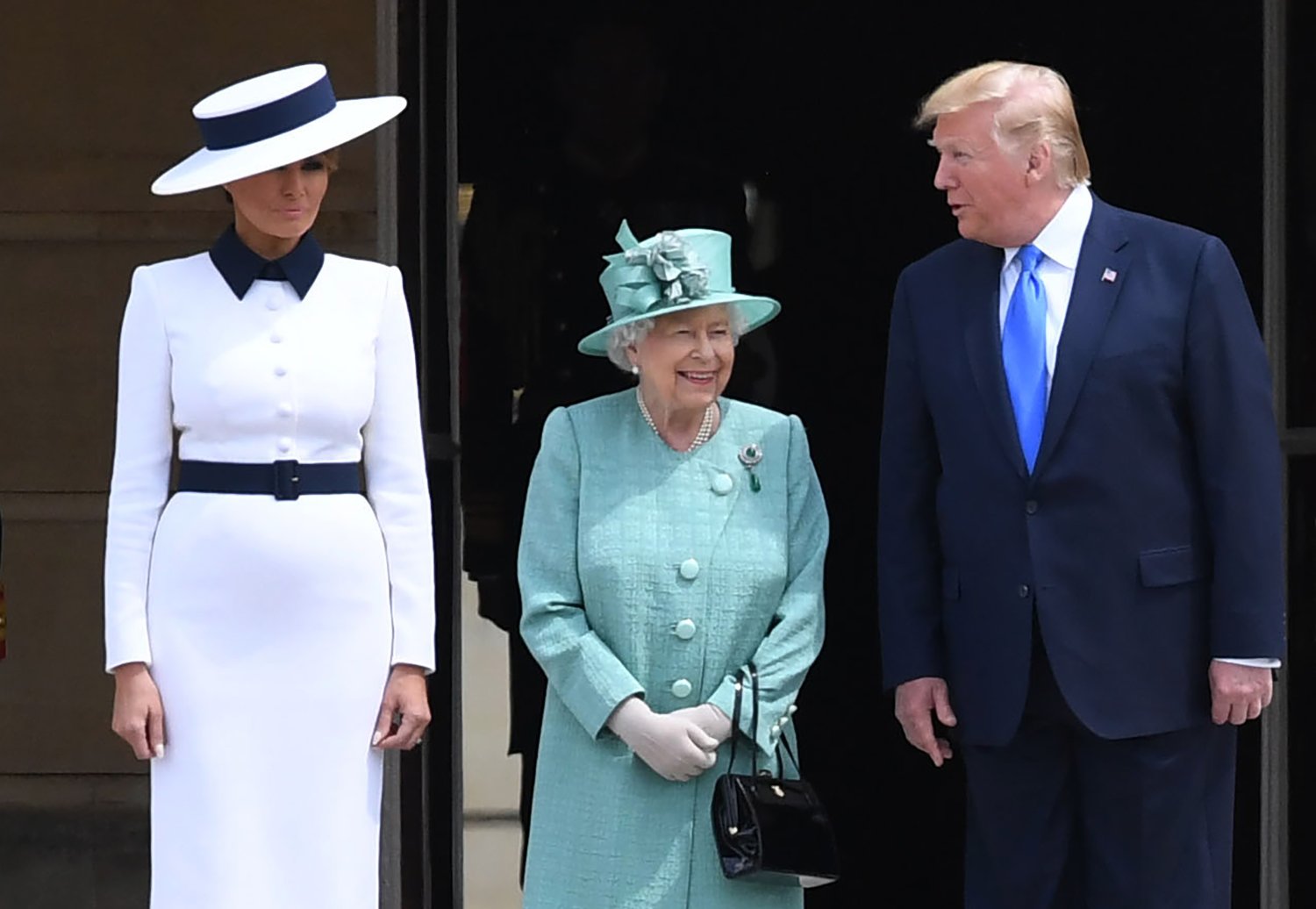 Trump: Kraliçe Elizabeth ile çok eğlendik