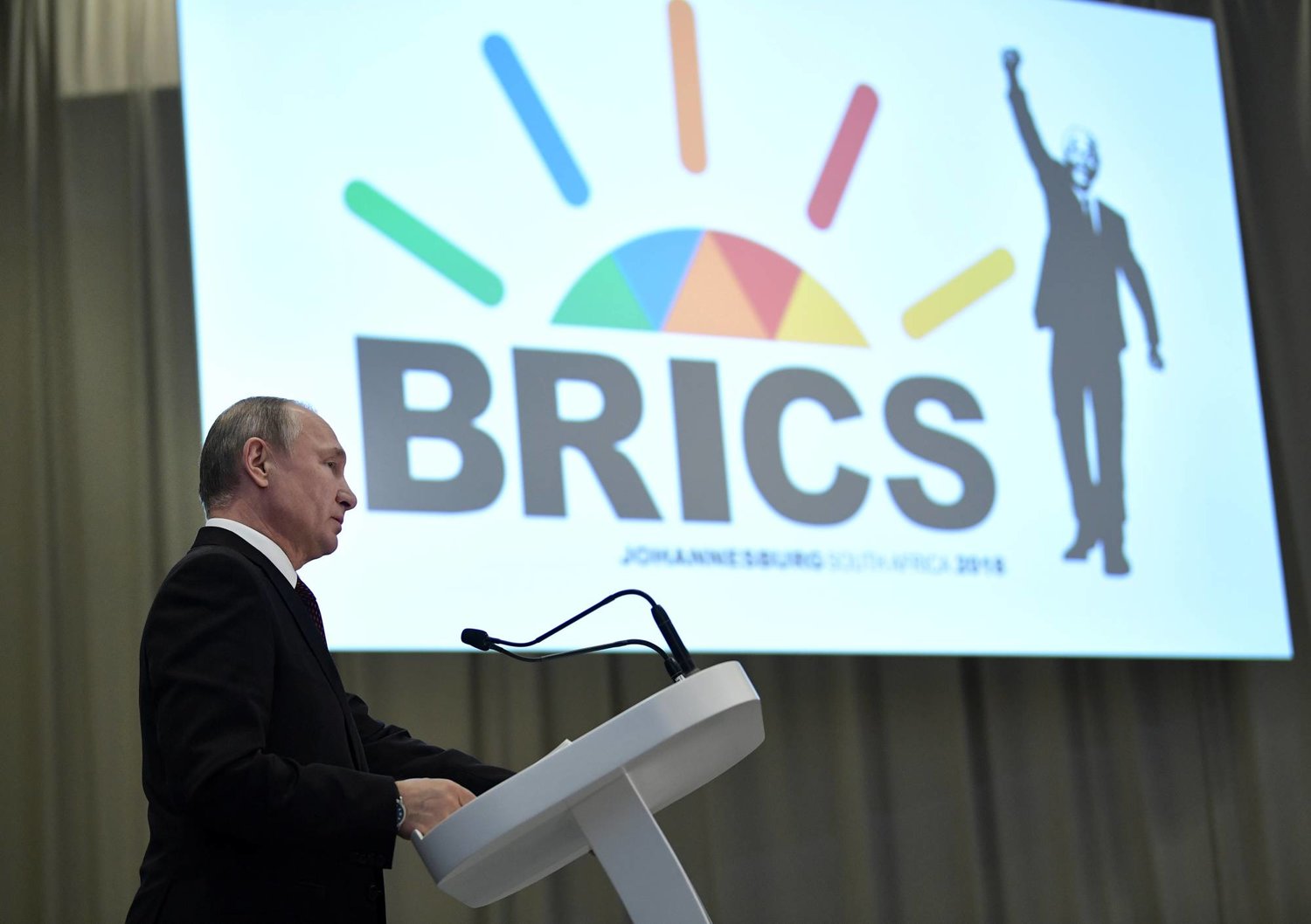 جنوب أفريقيا وجهت دعوة للرئيس الروسي فلاديمير بوتين للمشاركة في قمة «بريكس» (رويترز)