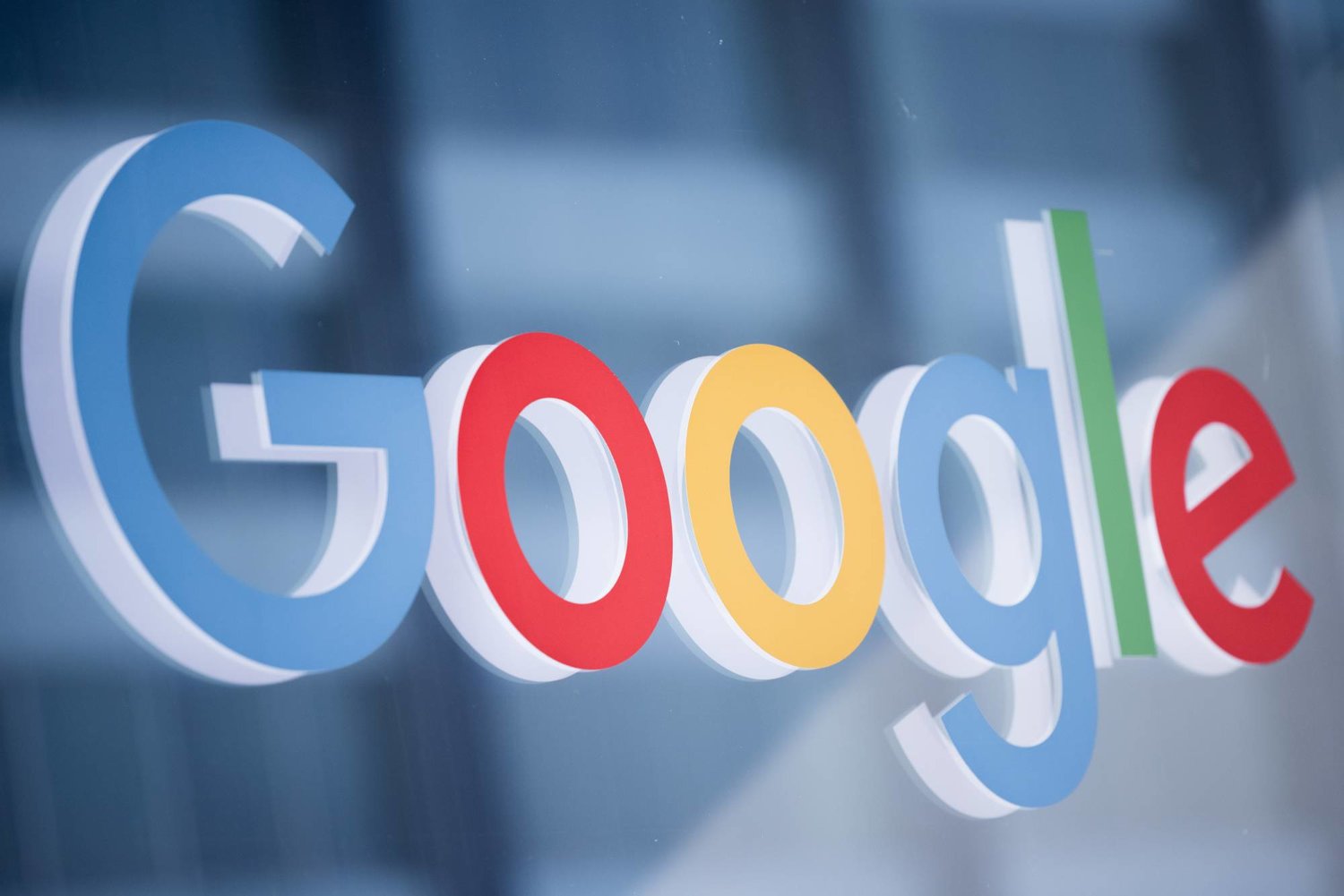 شعار شركة «غوغل» الأميركية العملاقة للتكنولوجيا (د.ب.أ)