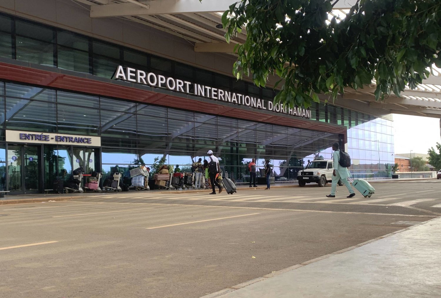 مطار ديوري حماني الدولي في نيامي بالنيجر (أرشيفية - أ.ف.ب)