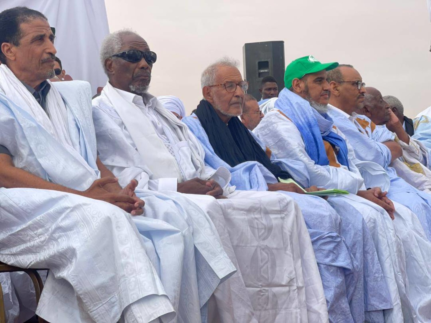 قادة المعارضة الموريتانية في تجمع سابق (الشرق الأوسط)