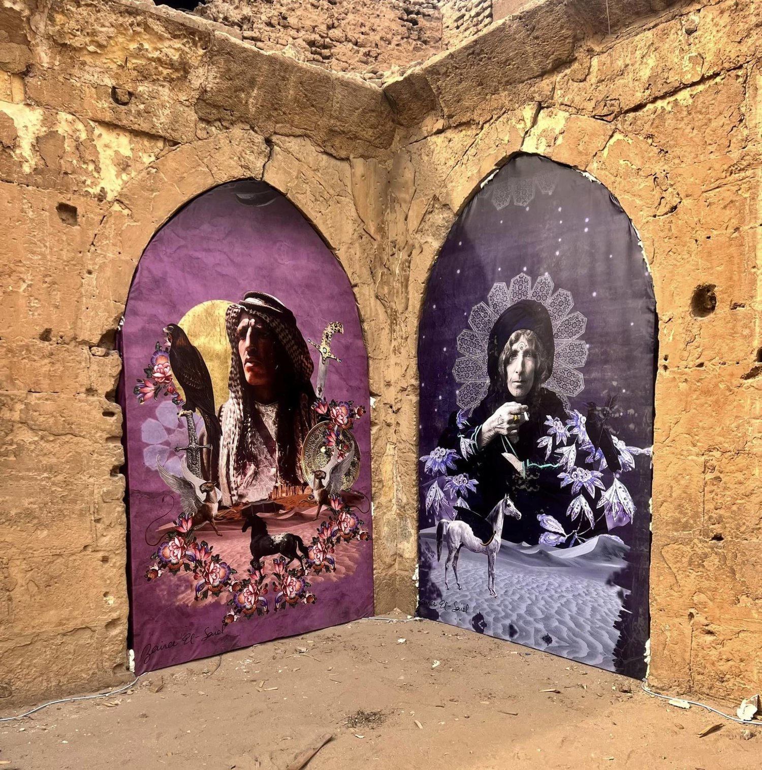 حكايات تصويرية تخلق مساحتها داخل مسطحات قلعة صلاح الدين (إدارة المعرض)