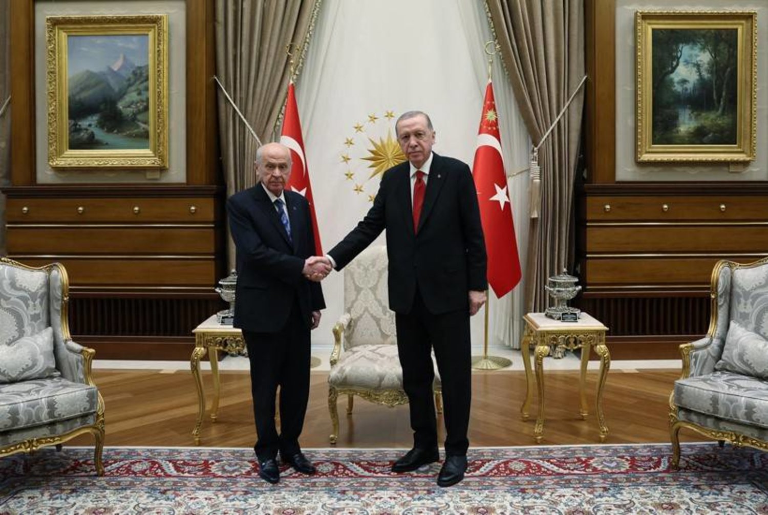 إردوغان ناقش مع بهشلي الأسبوع الماضي استمرار التعاون في الانتخابات المحلية (الرئاسة التركية)
