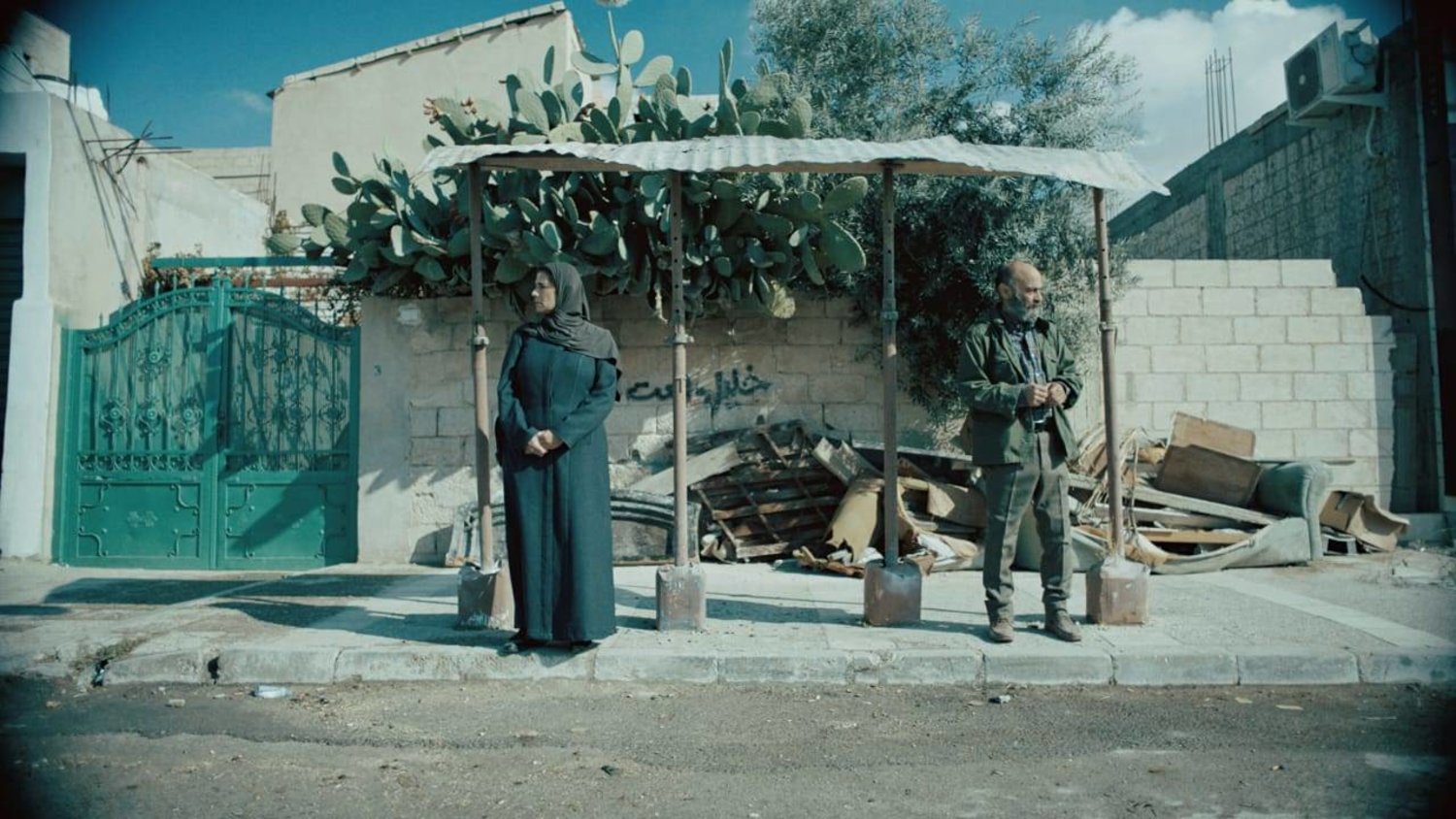 مشهد من فيلم «غزة مونامور» (الشرق الأوسط)