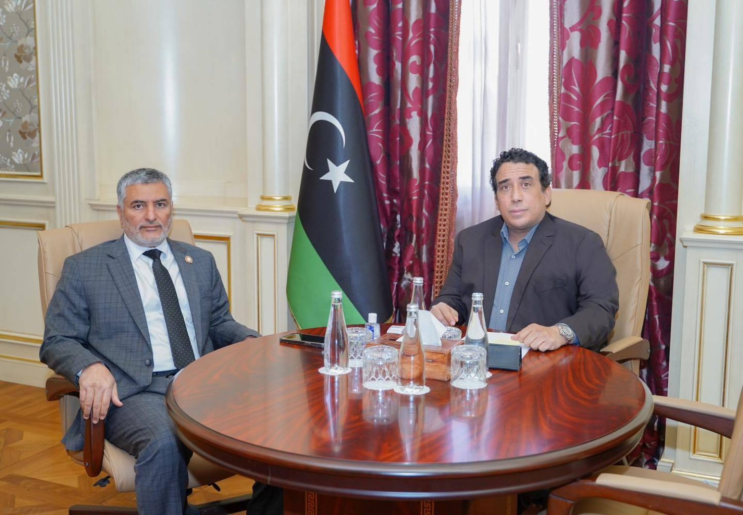 المنفي وتكالة في لقاء سابق بطرابلس العاصمة (المجلس الرئاسي الليبي)