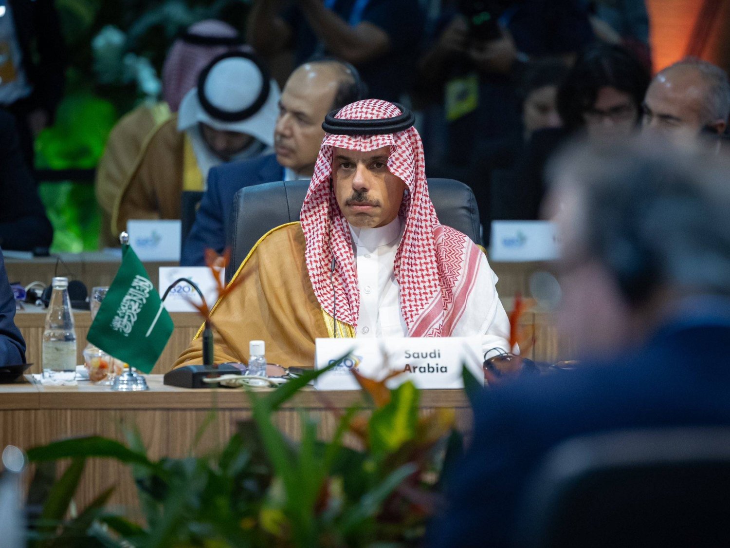 وزير الخارجية السعودي خلال مشاركته في الاجتماعات الوزارية بمدينة ريو دي جانيرو البرازيلية (واس)