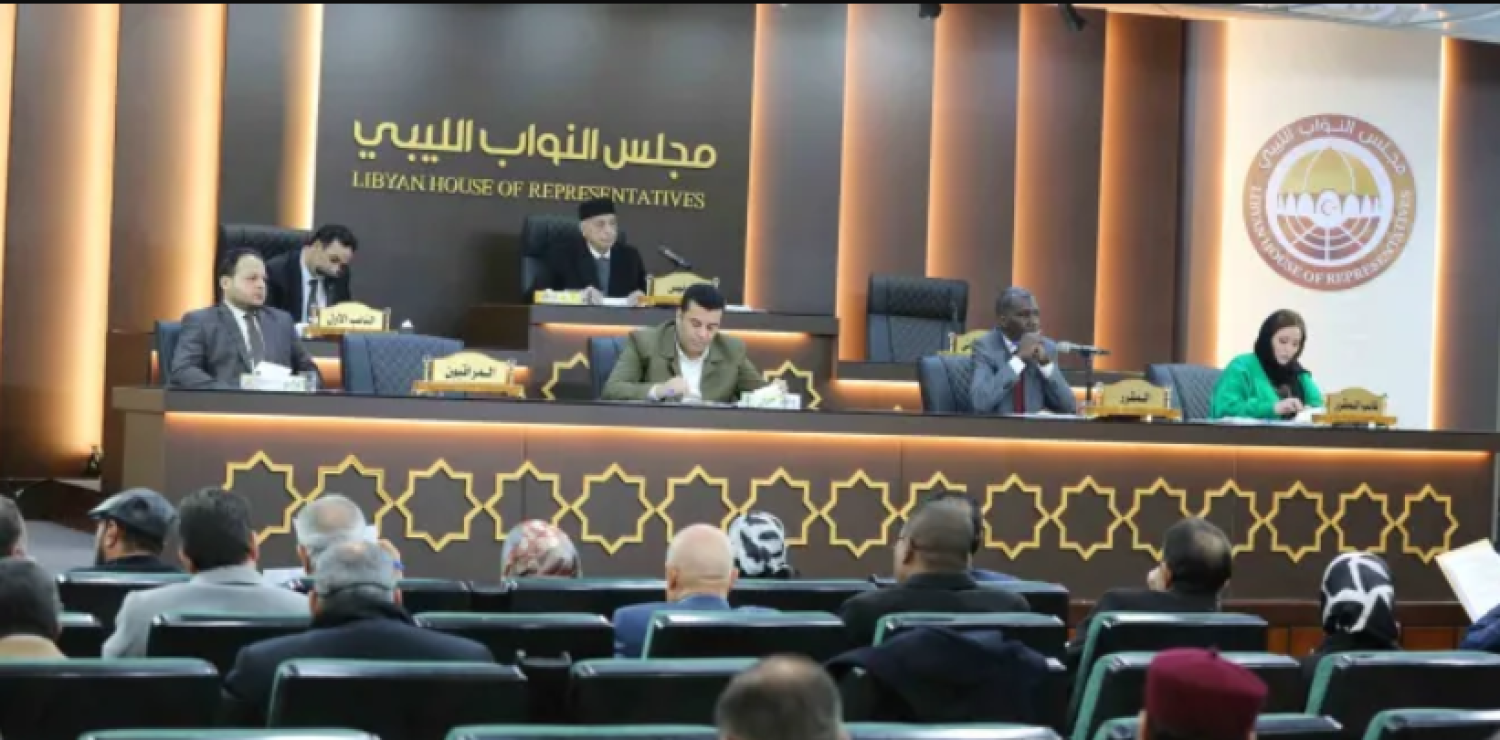 عقيلة صالح خلال جلسة سابقة لمجلس النواب (مجلس النواب)
