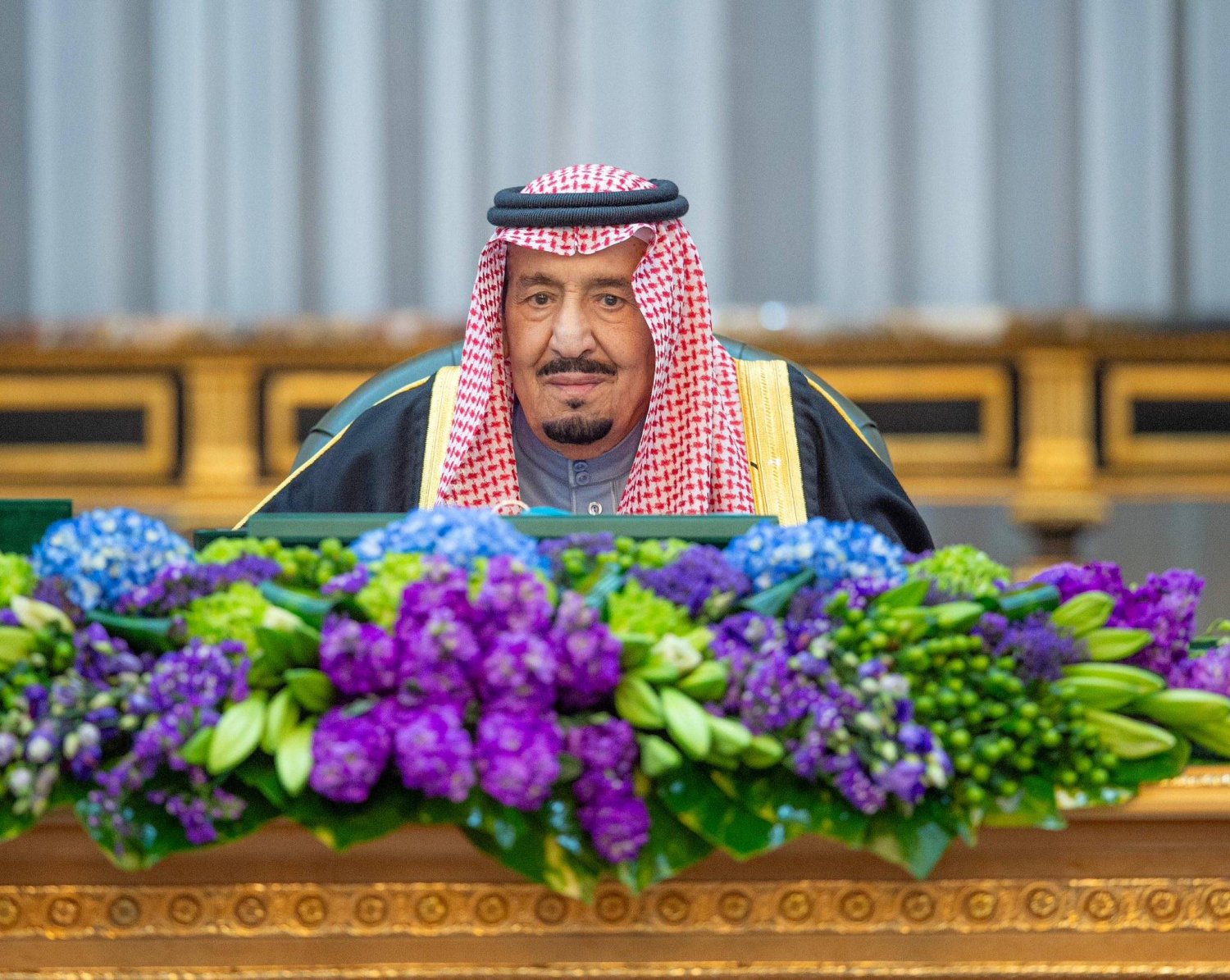 خادم الحرمين الشريفين مترئساً جلسة مجلس الوزراء في الرياض الثلاثاء (واس)