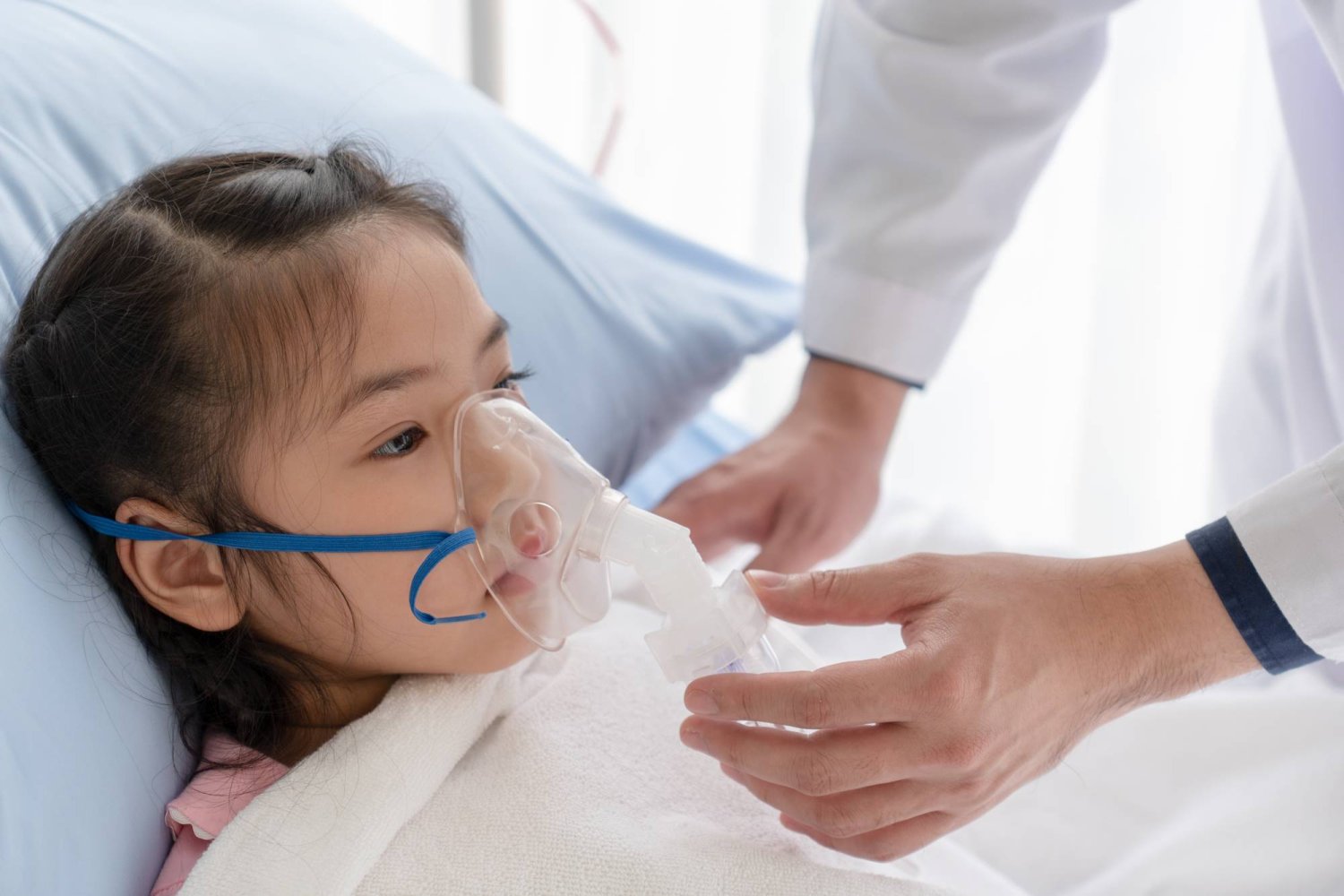 الأزمة التنفسية والفشل الرئوي لدى الأطفال