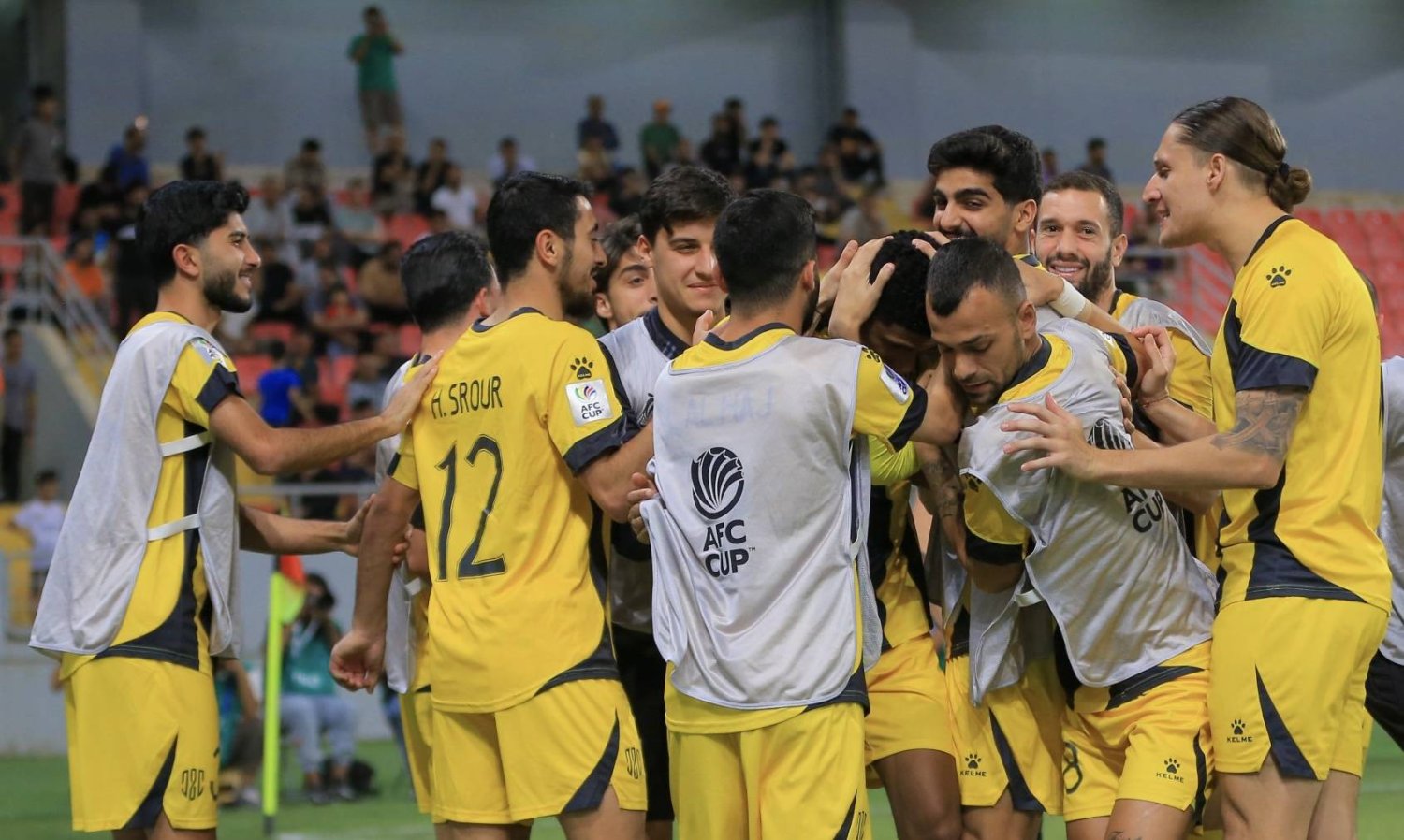 فرحة لاعبي العهد اللبناني بعد الفوز (منصة إكس)