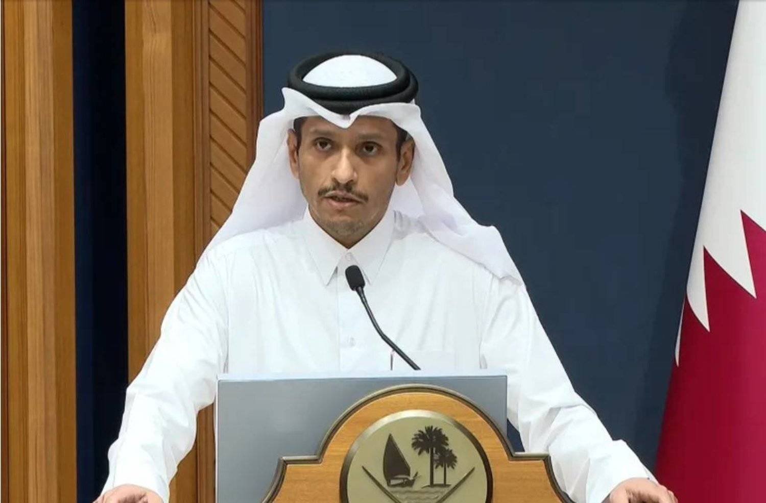وزير الخارجية القطري الشيخ محمد بن عبد الرحمن آل ثاني (قنا)