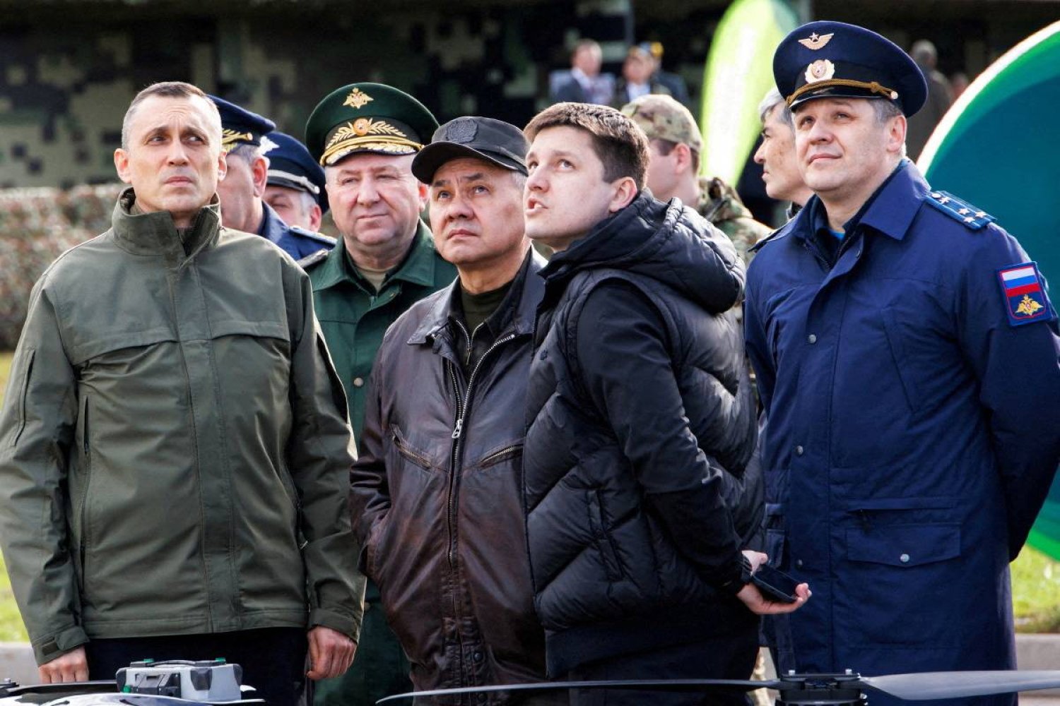 وزير الدفاع سيرغي شويغو زار ساحة التدريب في منطقة موسكو العسكرية (رويترز)