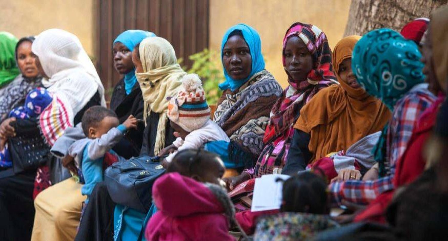 لاجئون سودانيون يزورون عيادة طبية في حي الزمالك بالقاهرة (أرشيفية - المفوضية السامية للأمم المتحدة لشؤون اللاجئين)