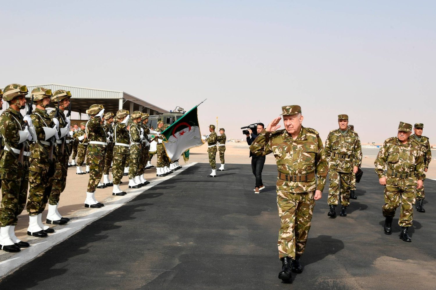 رئيس أركان الجيش خلال زيارته للناحية العسكرية الثالثة (وزارة الدفاع)