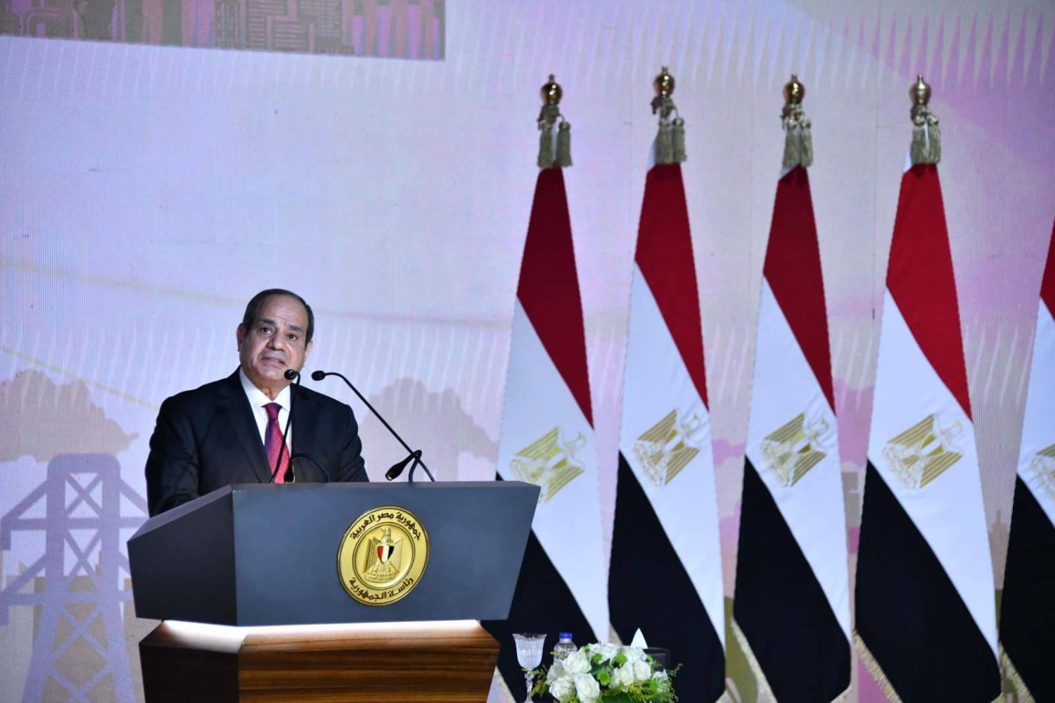 السيسي خلال فعالية سابقة في القاهرة (الرئاسة المصرية)