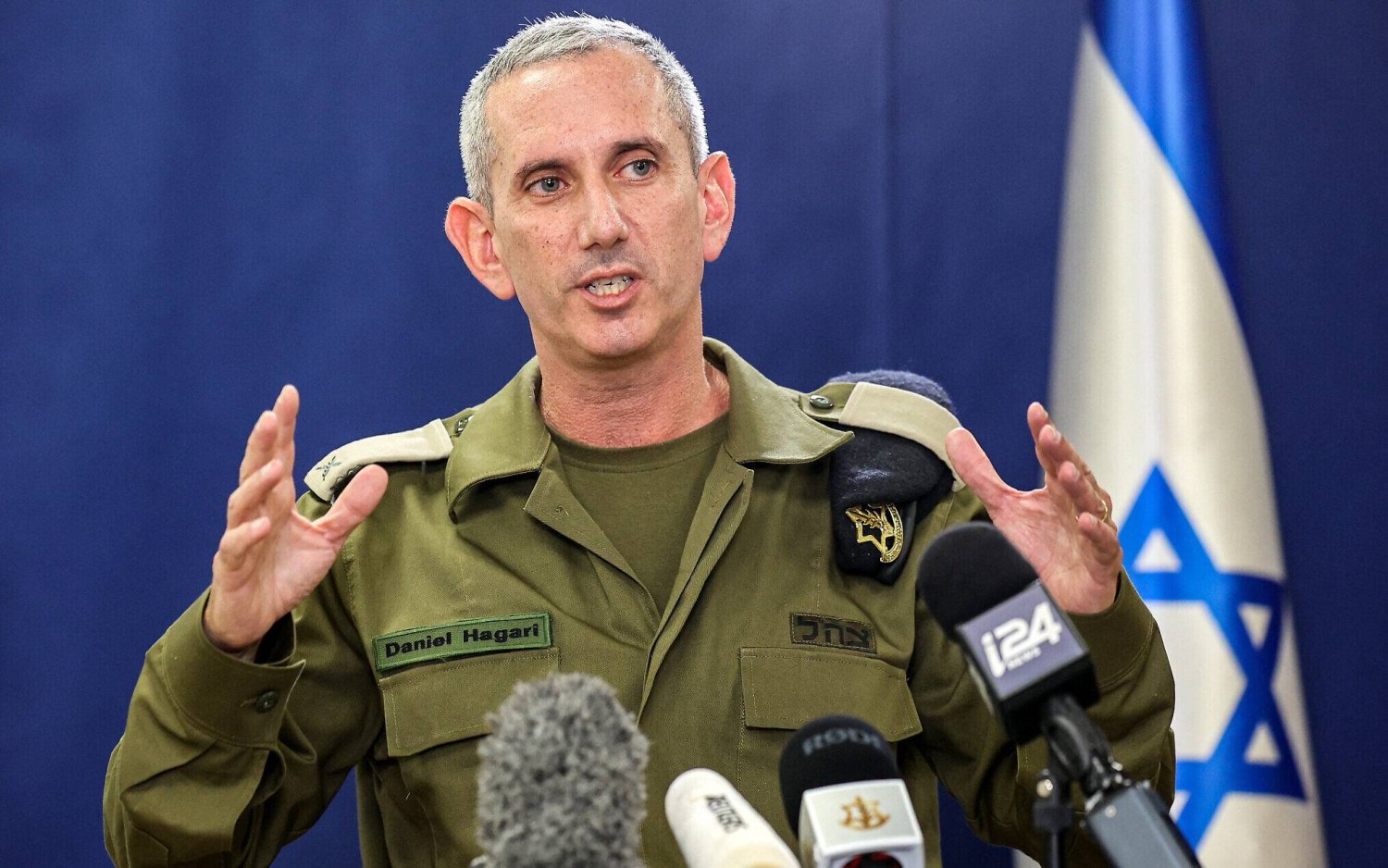المتحدث العسكري الإسرائيلي دانيال هاغاري (أرشيفية - رويترز)