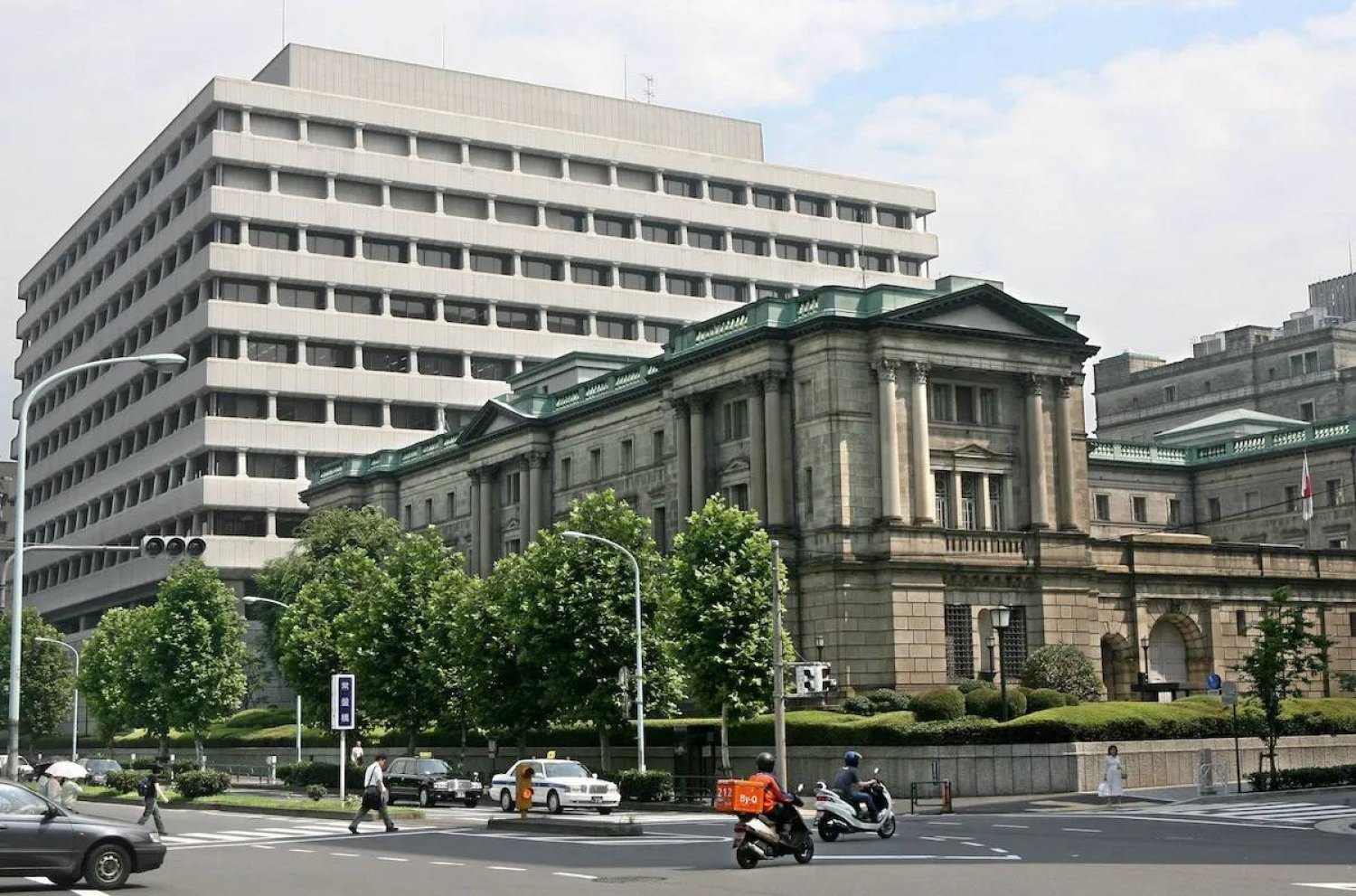 مقر بنك اليابان المركزي في العاصمة طوكيو (أ.ف.ب)