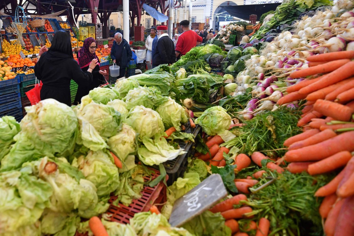 ارتفعت تكلفة الغذاء في لبنان في الربع الأول من العام الماضي بنسبة 51 % (أ.ف.ب)