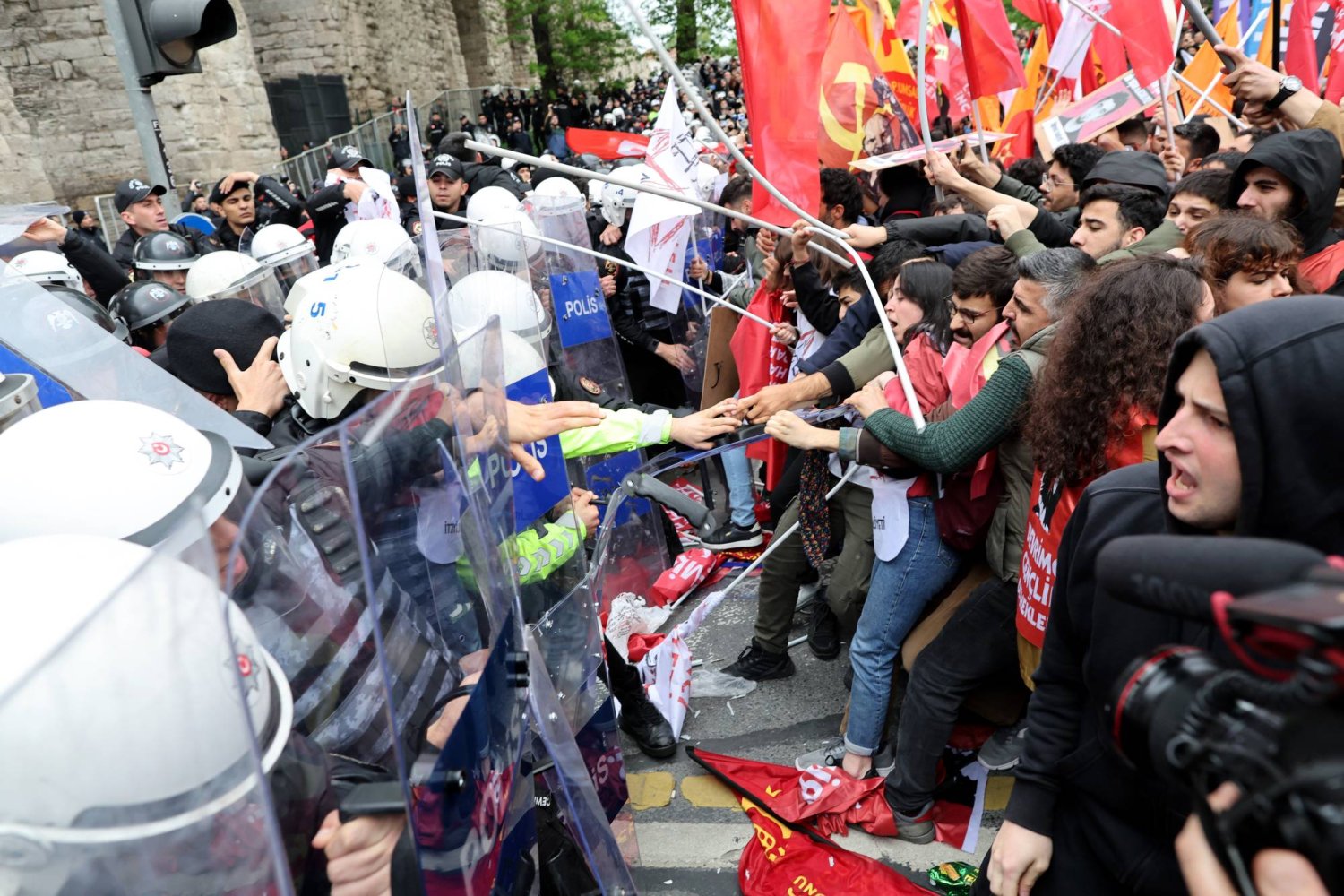 الشرطة التركية توقف 210 أشخاص خلال تجمعات الأول من مايو في إسطنبول (إ.ب.أ)