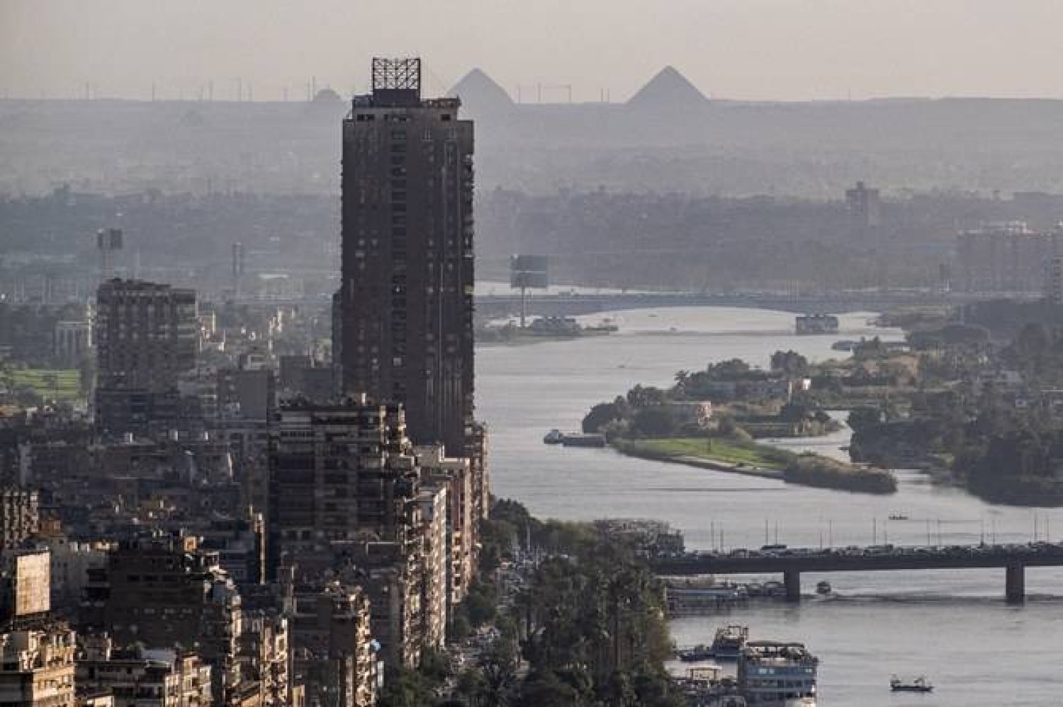 جانب من النيل في العاصمة المصرية القاهرة (أ.ف.ب)
