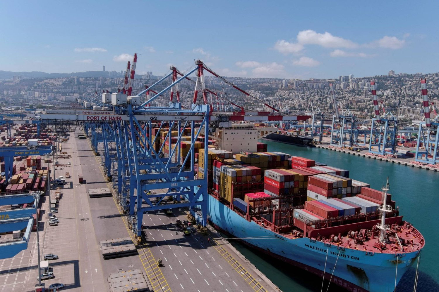 أرشيفية لميناء حيفا (رويترز)
