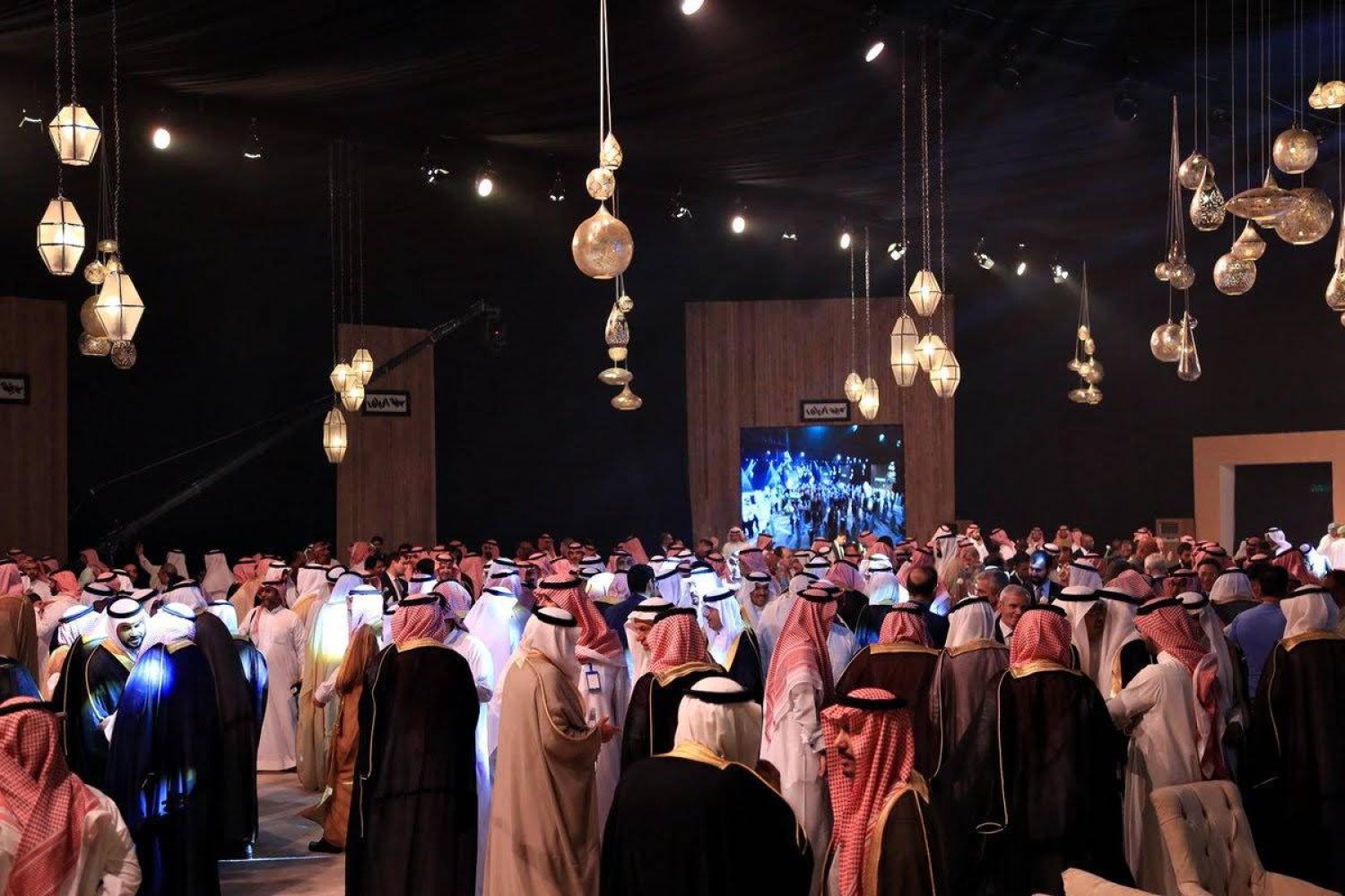 جانب من الحفل السنوي لرجال الأعمال الذي تنظمه غرفة الرياض كل عام (الشرق الأوسط)