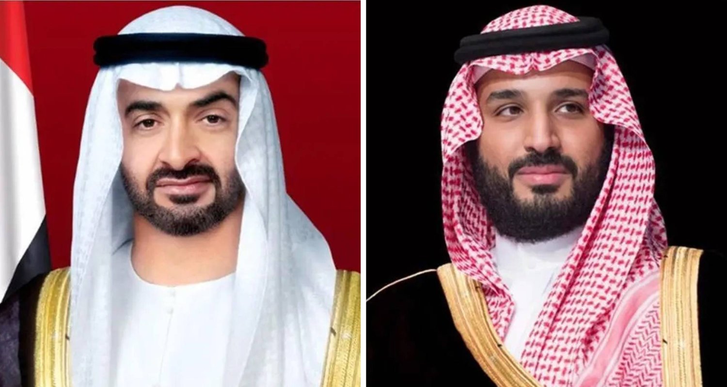ولي العهد السعودي الأمير محمد بن سلمان والرئيس الإماراتي الشيخ محمد بن زايد (واس)