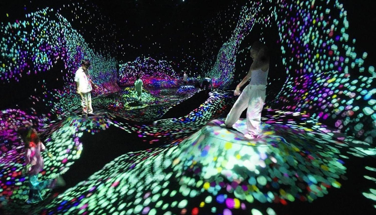 teamLab Borderless is a world of artworks without boundaries, a museum without a map created by art collective teamLab. SPA