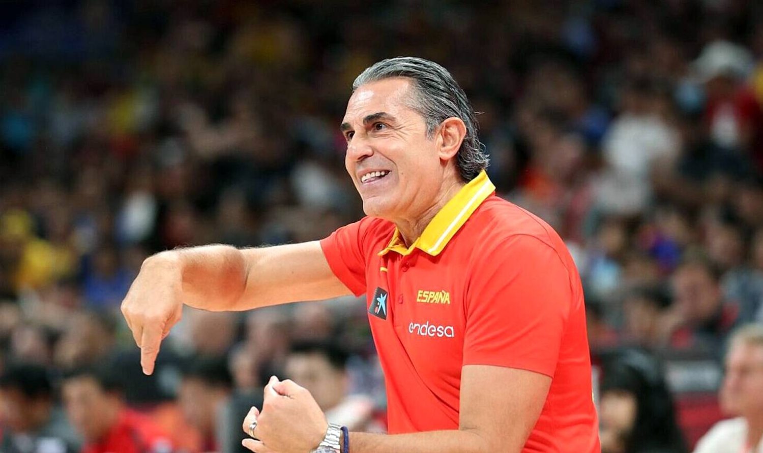 سيرجيو سكاريولو مدرب المنتخب الإسباني لكرة السلة (الشرق الأوسط)