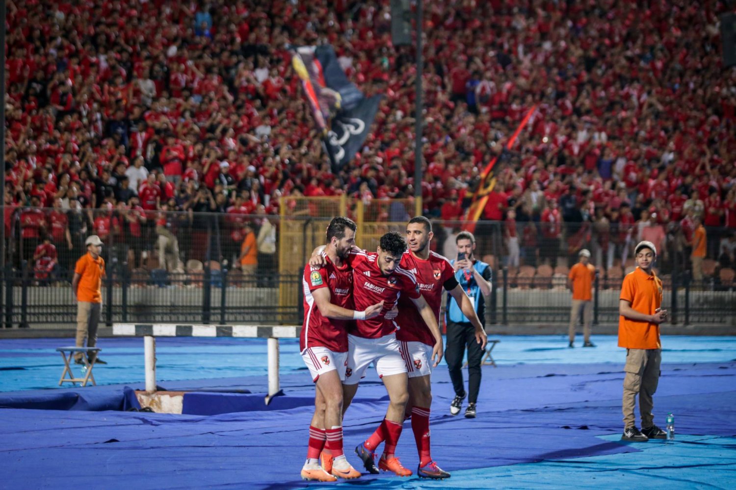الأهلي حقق فوزه الثالث توالياً في الدوري المصري (غيتي)