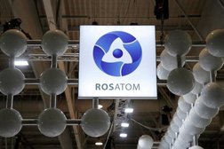 شعار شركة «روساتوم» الروسية (رويترز)

