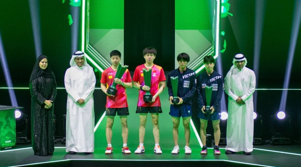 الفرق الصينية واصلت حضورها القوي في بطولة كرة الطاولة العالمية المقامة بجدة (الشرق الأوسط)