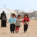 أطفال في «مخيم الهول» شمال شرقي سوريا (الشرق الأوسط)