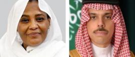وزيرا خارجية السعودية والسودان يستعرضان سبل تعزيز العلاقات